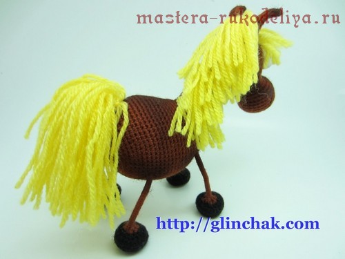 Мастер-класс по вязанию крючком: Лошадка Цаца амигуруми
